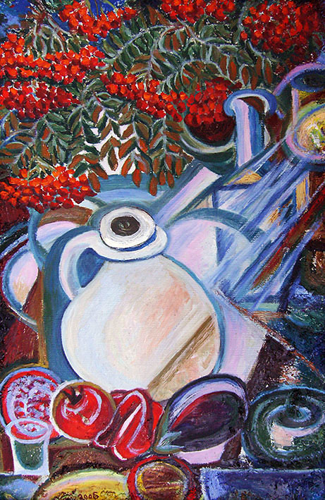 «Горобина». 2010. Полотно, олія